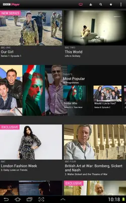 BBC iPlayer android App screenshot 0