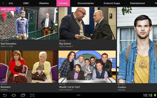 BBC iPlayer android App screenshot 15