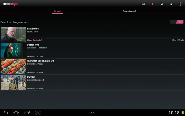 BBC iPlayer android App screenshot 17