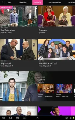 BBC iPlayer android App screenshot 3